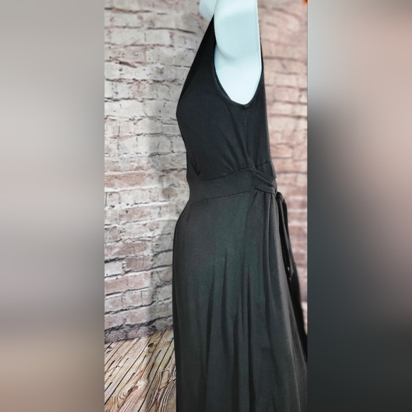 Liz Lange Maternity Sleeveless Midi Tie Back Dress XS - Picture 4 of 5